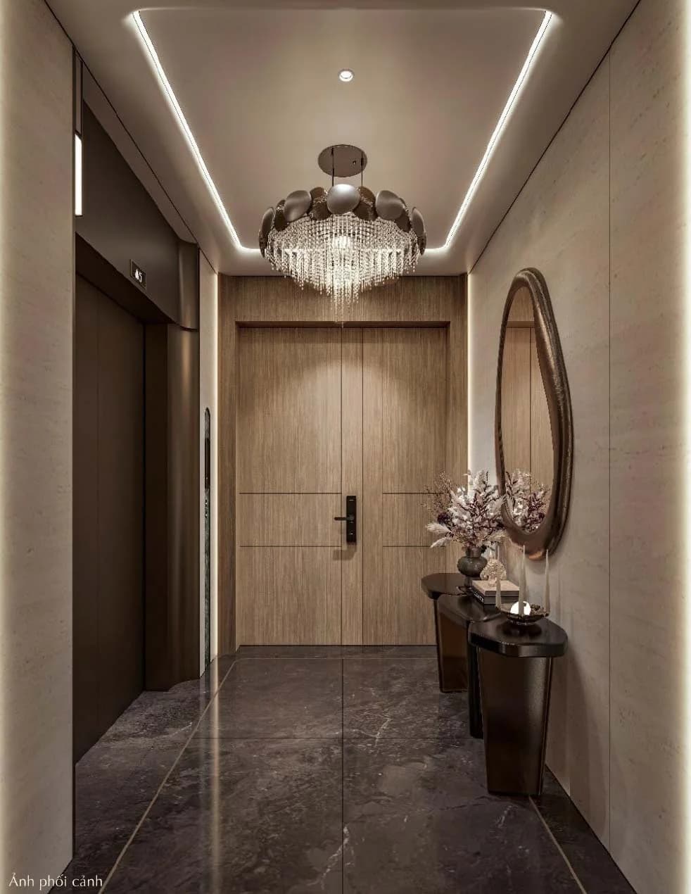 Thang máy riêng – Sảnh chờ riêng
