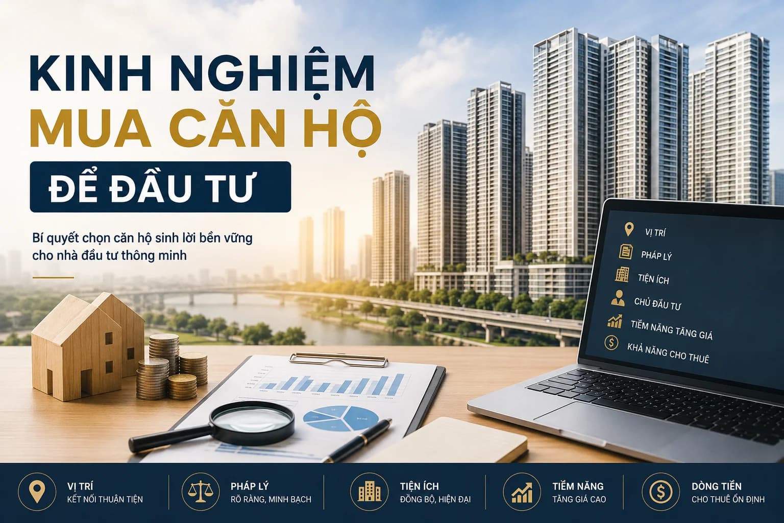 Kinh nghiệm mua căn hộ để đầu tư: 10 nguyên tắc giúp nhà đầu tư tối ưu lợi nhuận và hạn chế rủi ro